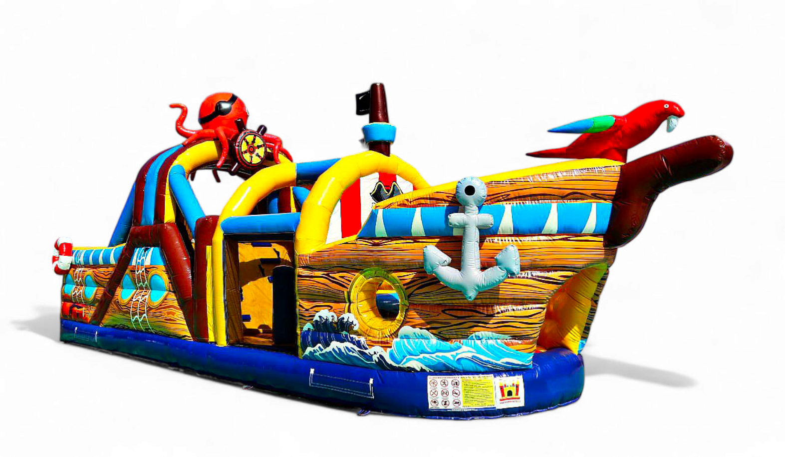 Pirátská loď překážková dráha